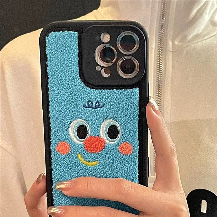 Towel Embroidered Couple Phone Case
