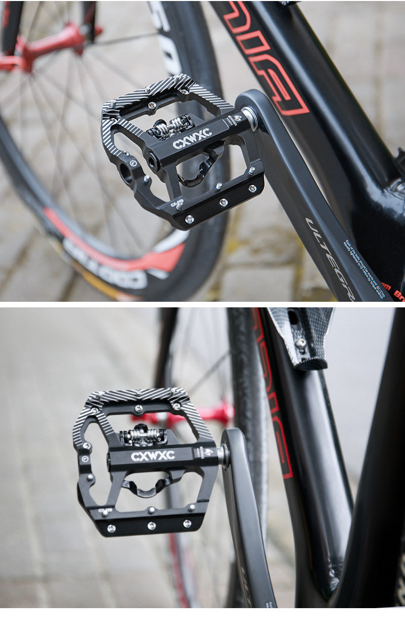 Vélo de Montagne Verrouillé Pédales Plates Marche Vélo Peilin Pied Alliage d'Aluminium Pédale Roulement Accessoires de Cyclisme