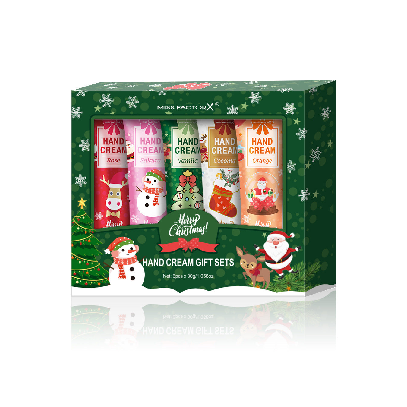 Coffret de 5 Crèmes Mains de Noël