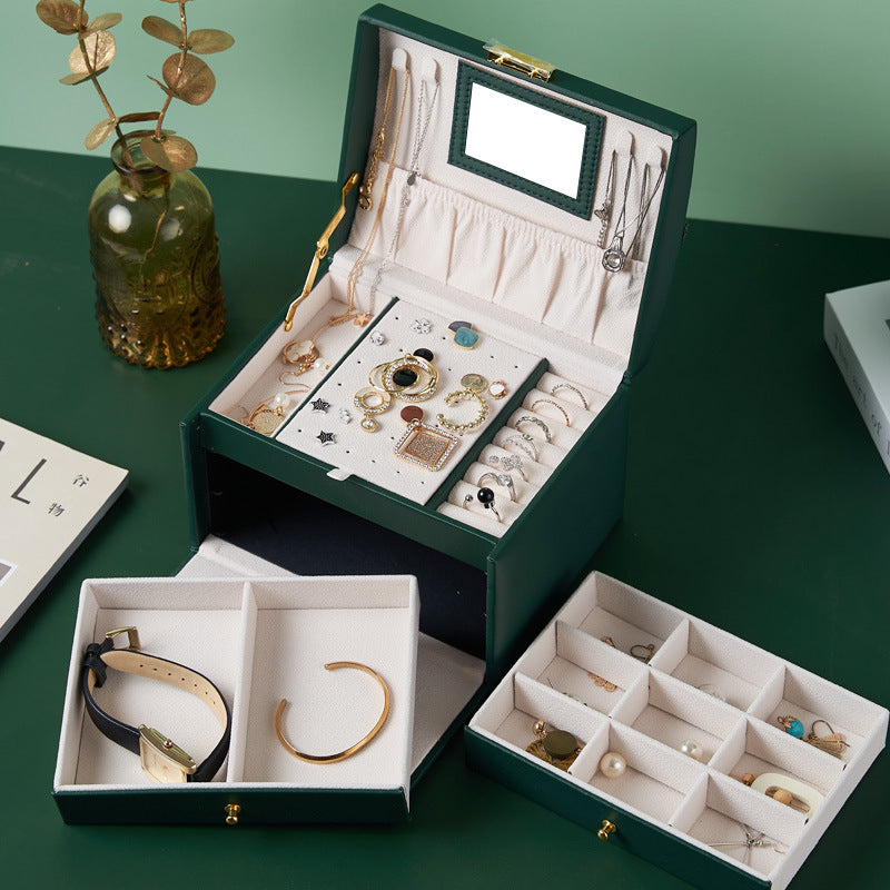 Multi-layer Drawer Jewelry Box Large Capacity Storage