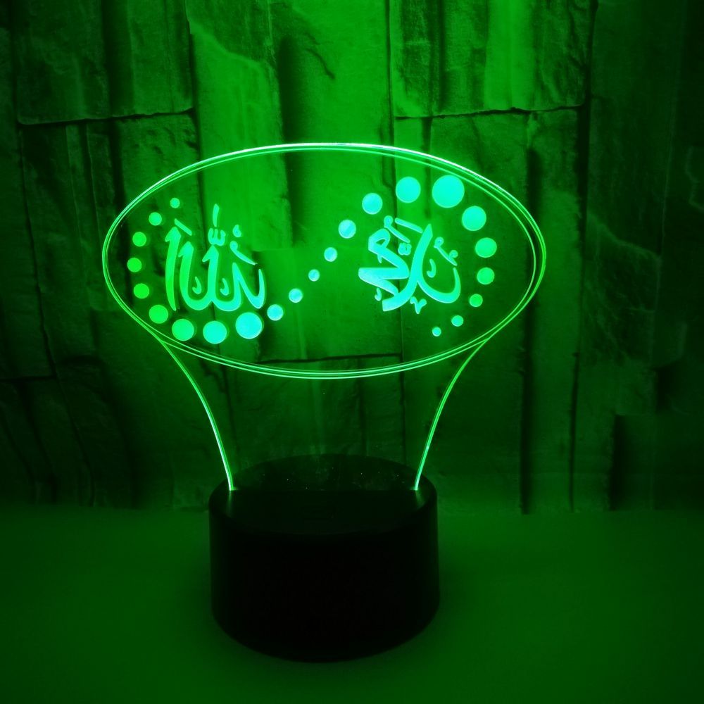 3D Usb Led Night Light With Touch Button