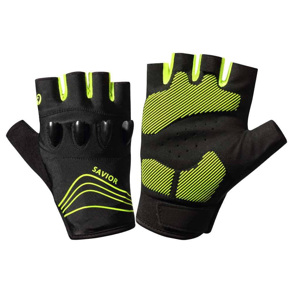Outdoor Mountaineering Fingerless Lighted Gloves