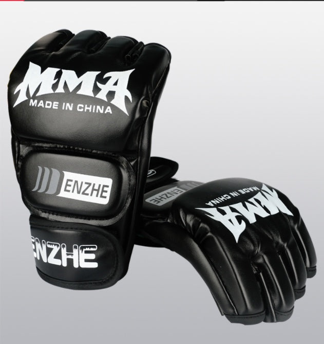 Sanda Muay Thai Half-finger Split Finger Fighting Gloves