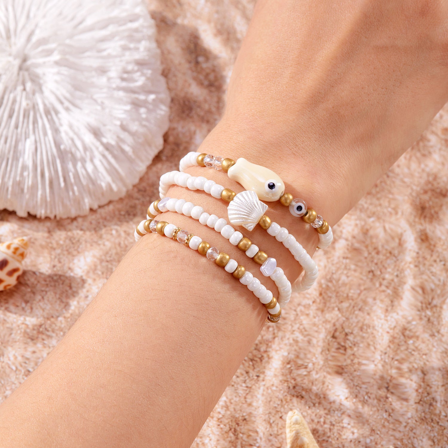 Bohemian Holiday Bracelet Suit Women