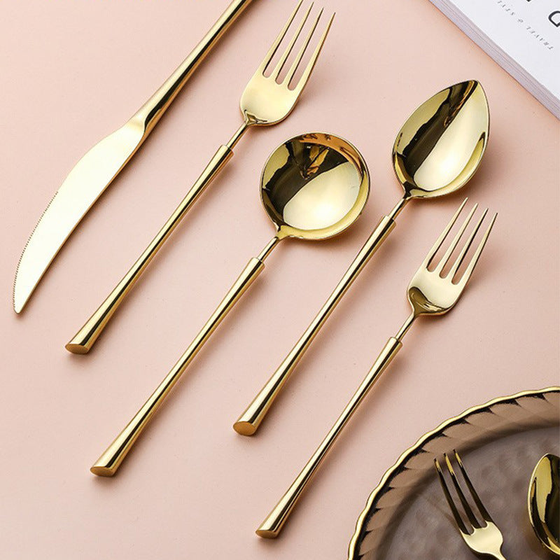 Aden Bright Western Food Knife Fork Spoon