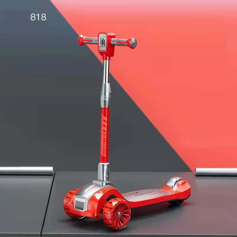 Folding Children's Scooter With Music And Light