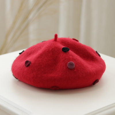 Béret Femme Tendance Laine Version Améliorée