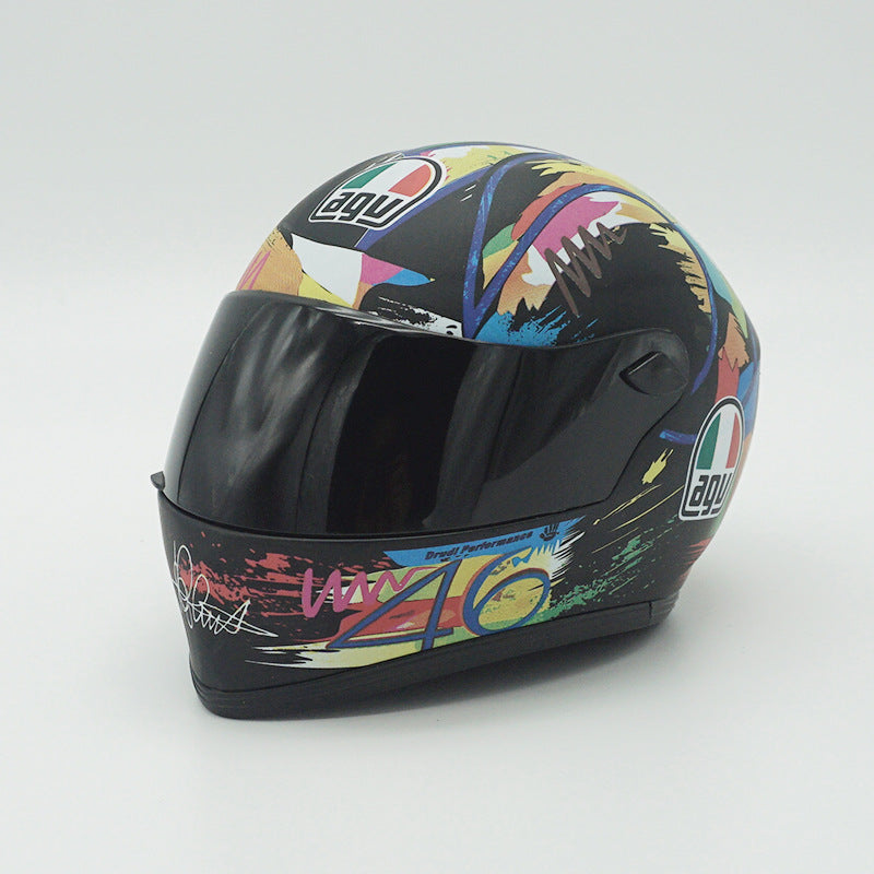 Motorcycle Bear Helmet Doll Cat Motorcycle Helmet Model