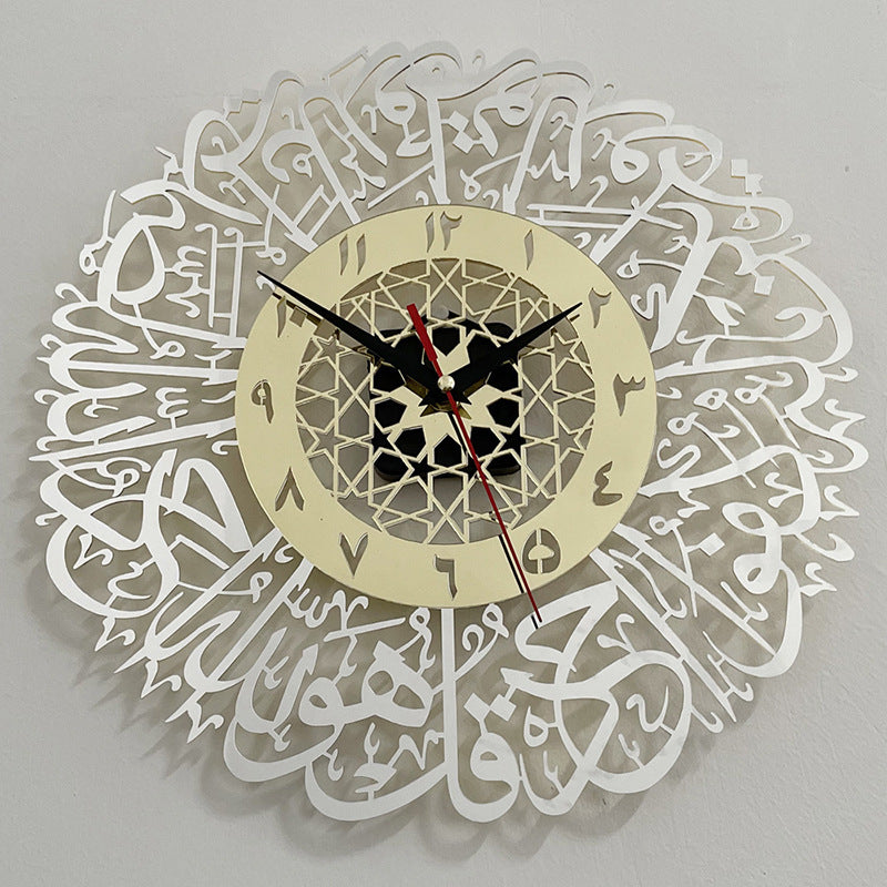 Horloge murale Horloge murale créative nordique en bois, simple