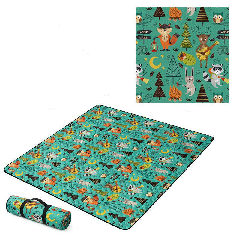 Outdoor Picnic Mat And Portable Cloth Waterproof Thickened And Moisture-proof
