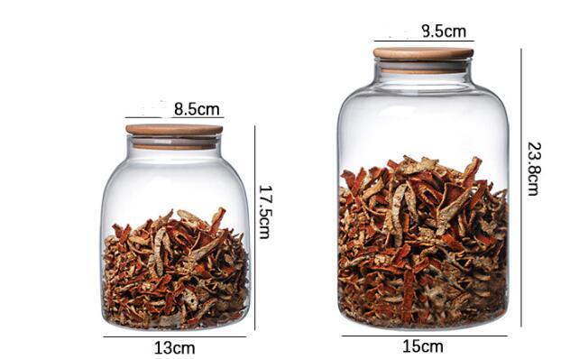 Bocal de rangement hermétique en verre borosilicaté