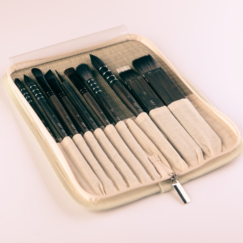 Professional Watercolor Acrylic Paint Nylon Wool Set
