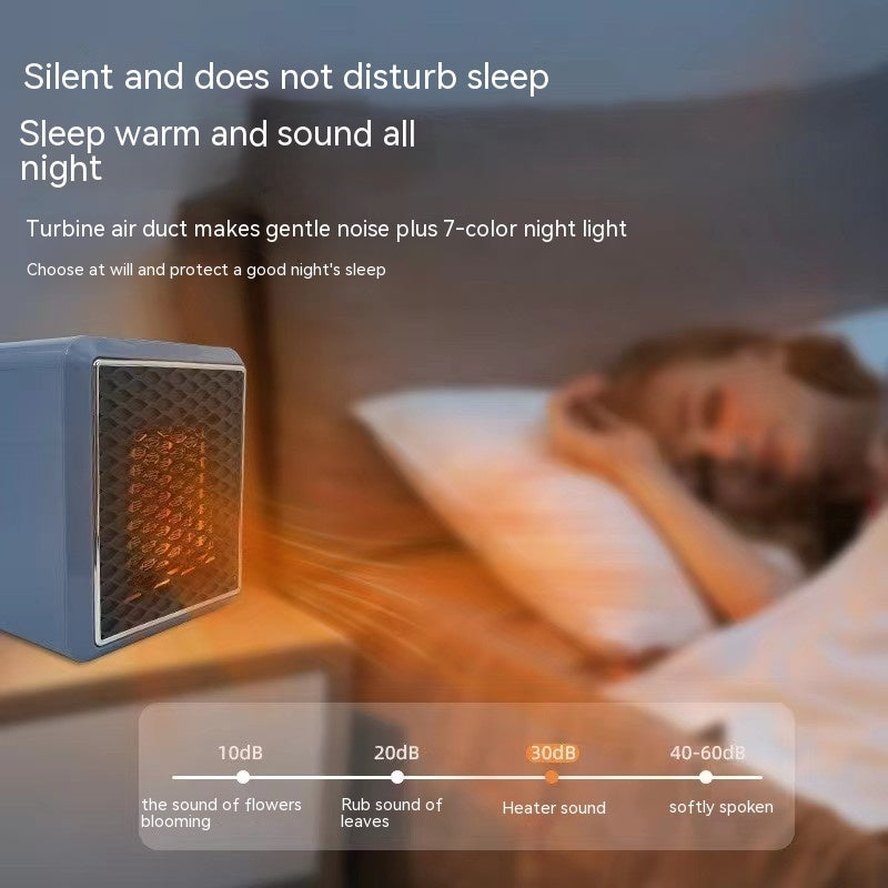 Colorful Square Warm Air Blower The Third Gear Wind Speed Colorful Heater