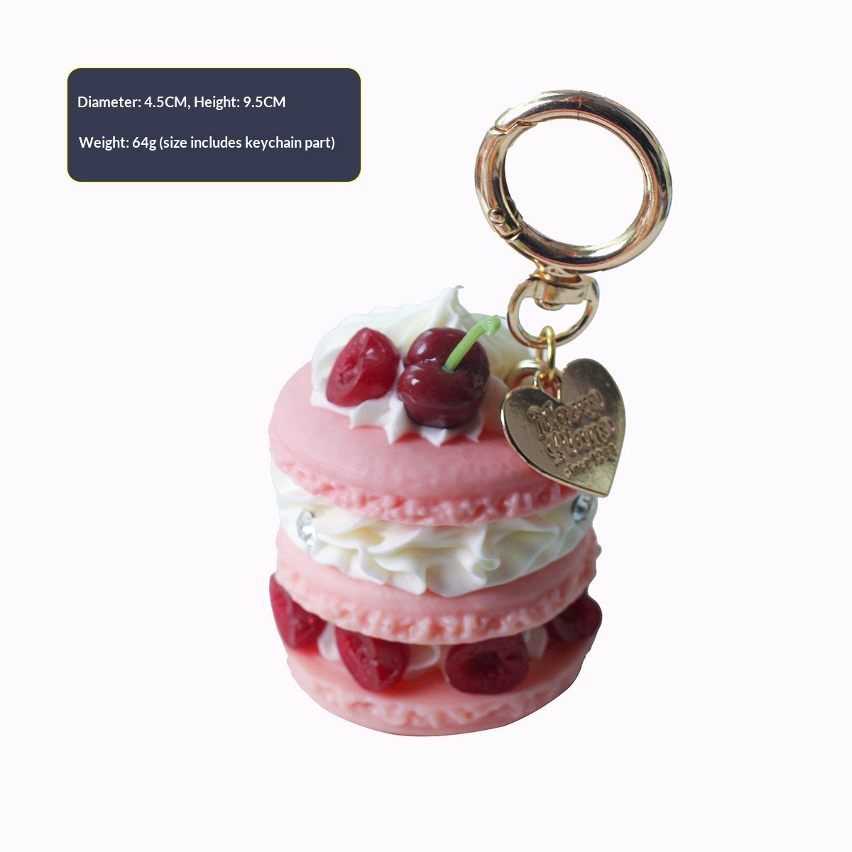 Girly Fruit Dessert Charm Authentic, Niche, And Minimalist Perfect For Besties As A Bag Pendant Or Keychain, Ideal As A Festive Gift