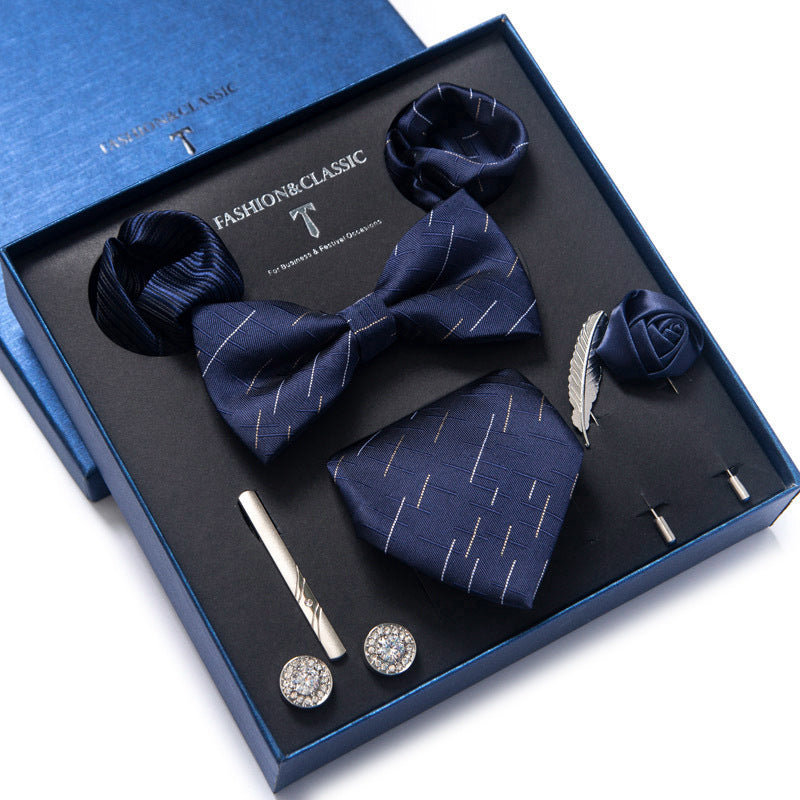 Ensemble cravate et costume formel 8 pièces pour homme