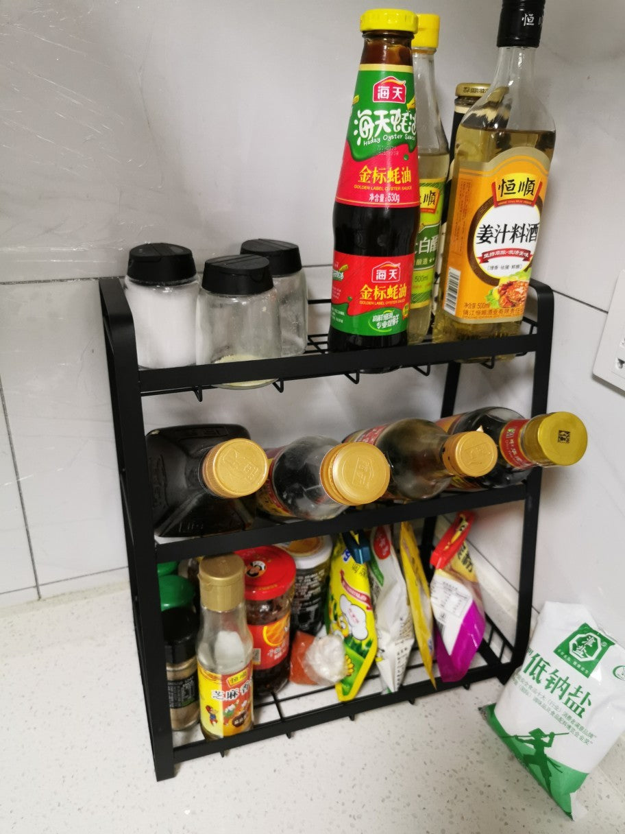 Multi Functional Three Layer Seasoning Rack