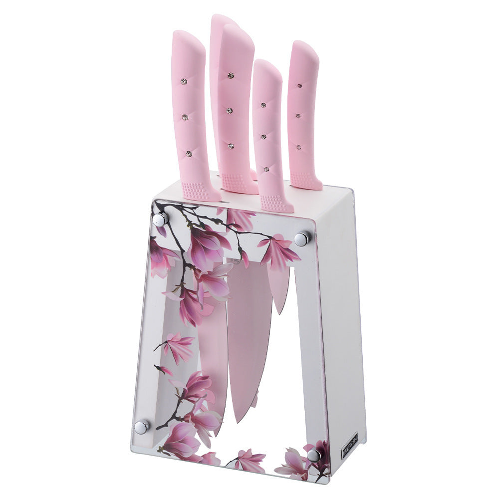 Set de couteaux de cuisine en acier inoxydable (couteau de chef et couteau à pain)