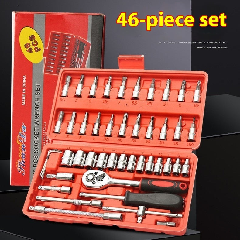 Jeu de clés à cliquet pour réparation d'outils ménagers