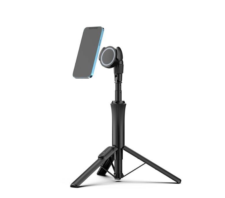 Perche à selfie magnétique de sol Bluetooth