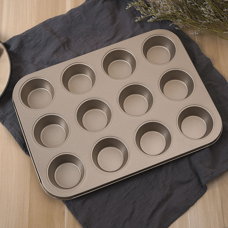 Juego de 12 moldes para pasteles para horno y repostería casera
