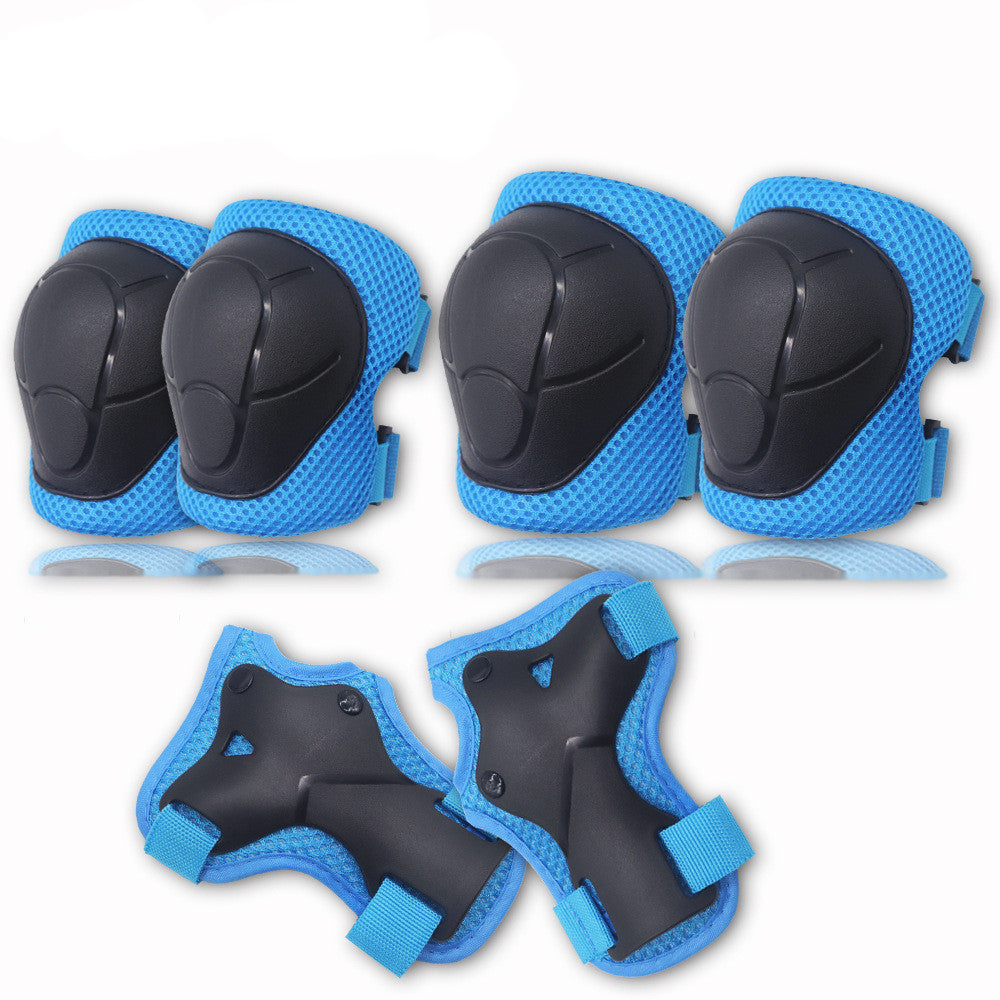 Ensemble de six pièces d'équipement de protection pour vélo et skateboard pour adultes et enfants