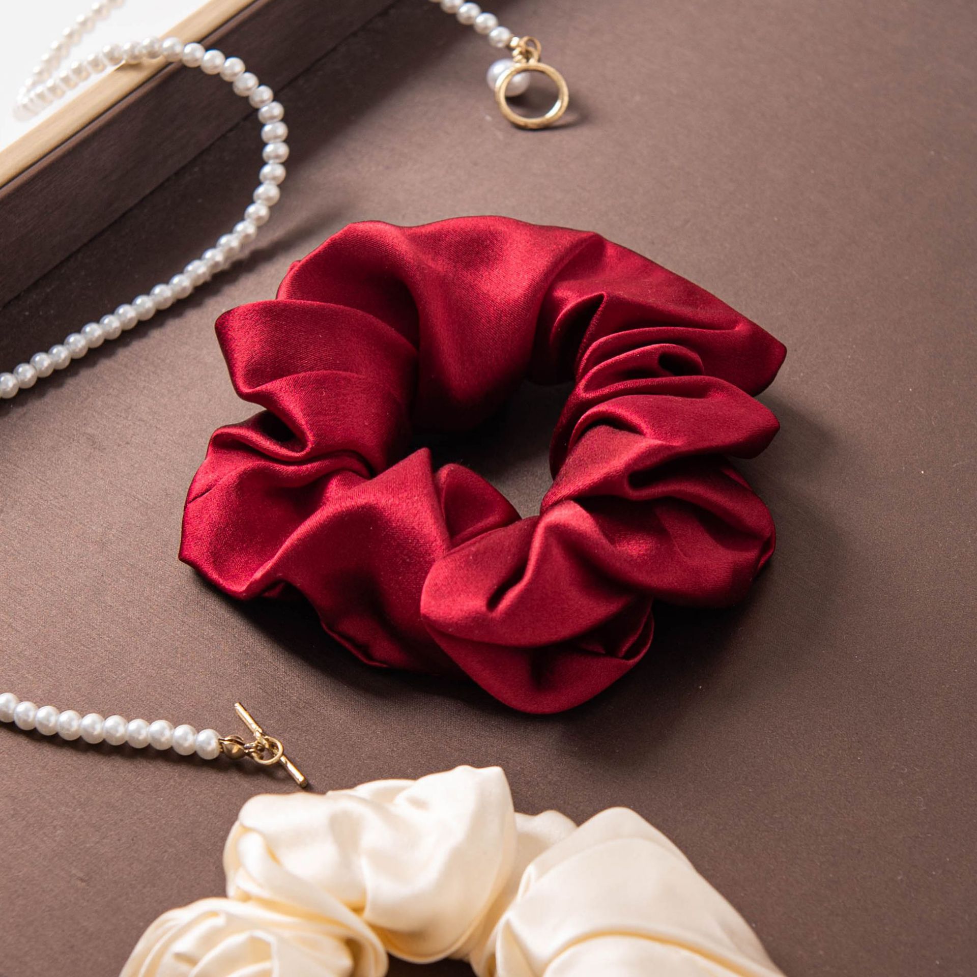 Silk Large Intestine Hair Band Female Head Rope