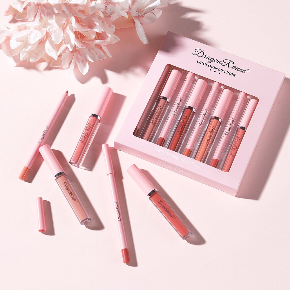 Waterproof No Stain On Cup Lipstick Stroke Lip Matte Finish