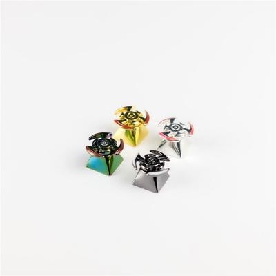 Diy Keycap Single Gyro Metal Keycap Mechanical Keyboard Cross Shaft Universal Single