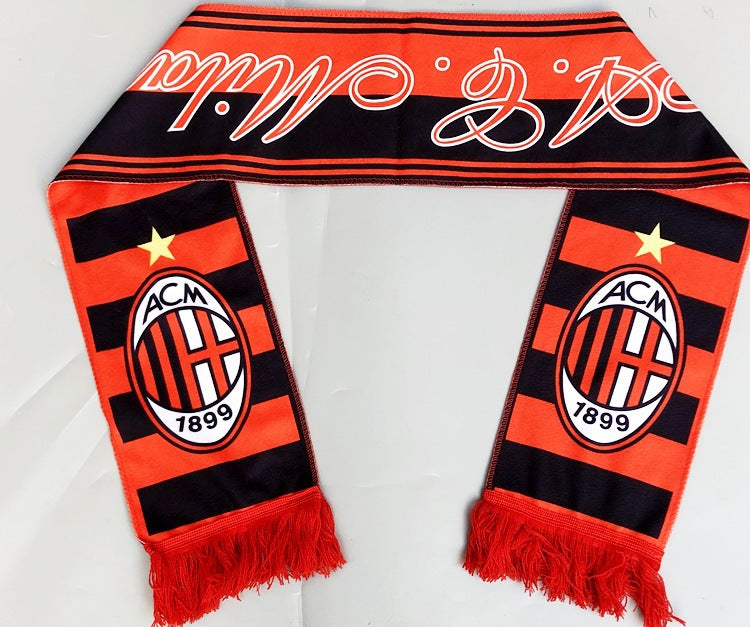 Fan Scarf Knitted Auspicious Polyester