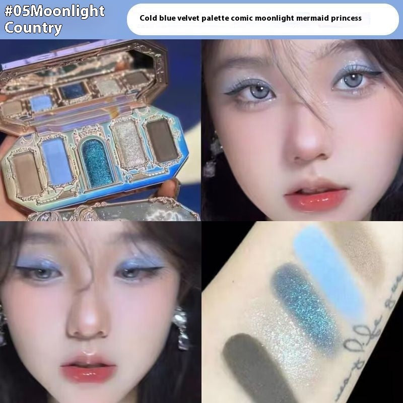Flower Know Eye Shadow Pure Desire Style Plain Face Highlight Contour Compact