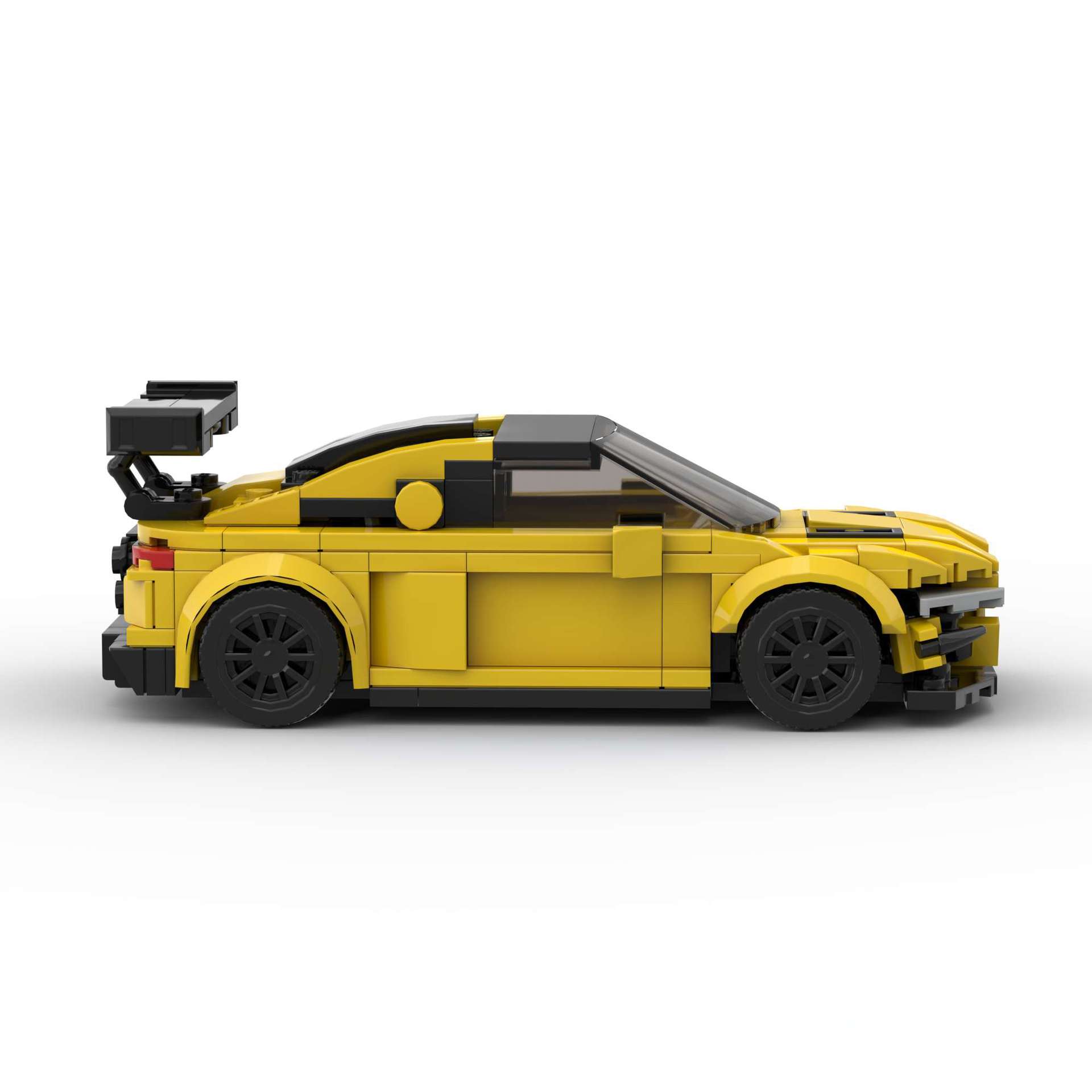 Running Car Building Block Small Particle MOC Puzzle Technology DIY Toy