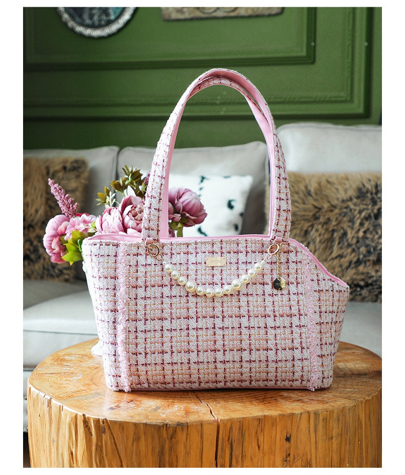 Sac de transport pour petit chien ou chat avec bandoulière
