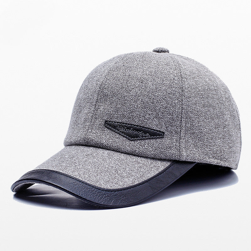 Hat Autumn And Winter Baseball Cap Middle Aged And Elderly Ear Protection