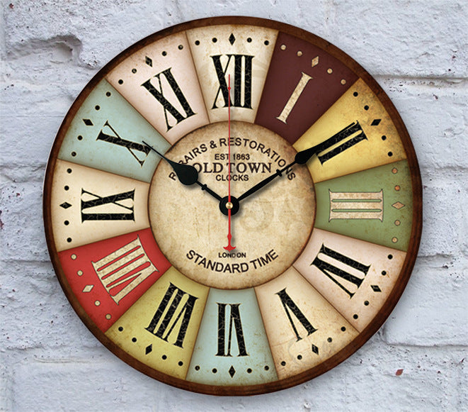 Home Fashion Modern Personality Retro Wall Clock