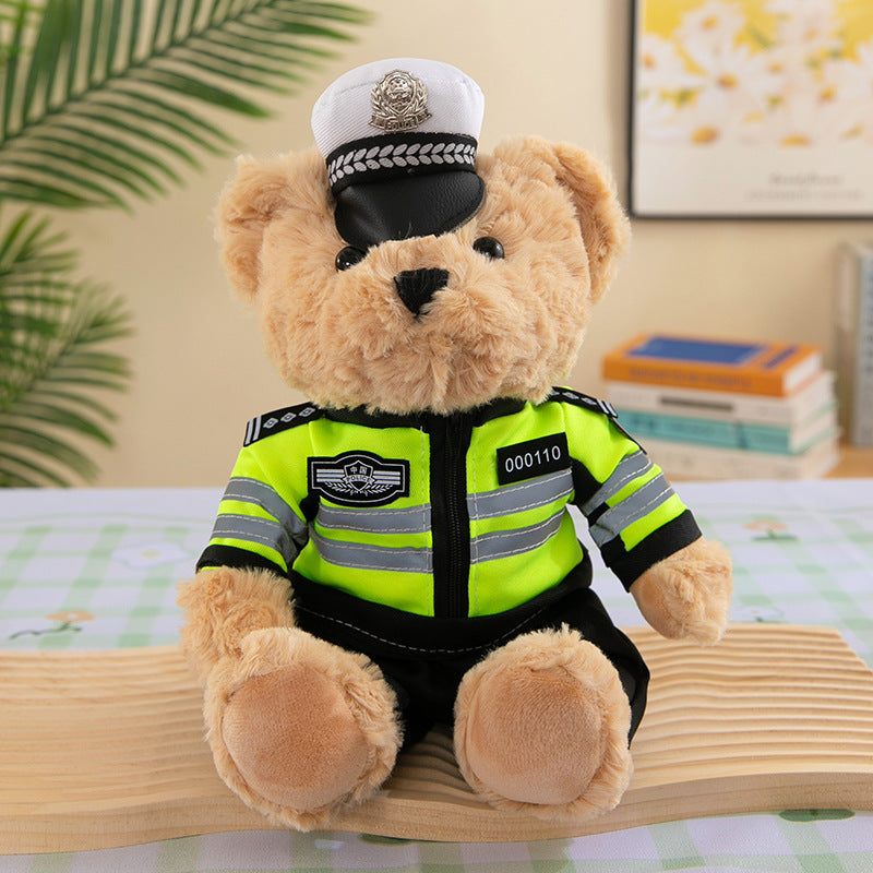 Fire Bear Police Teddy Doll Plush Toys