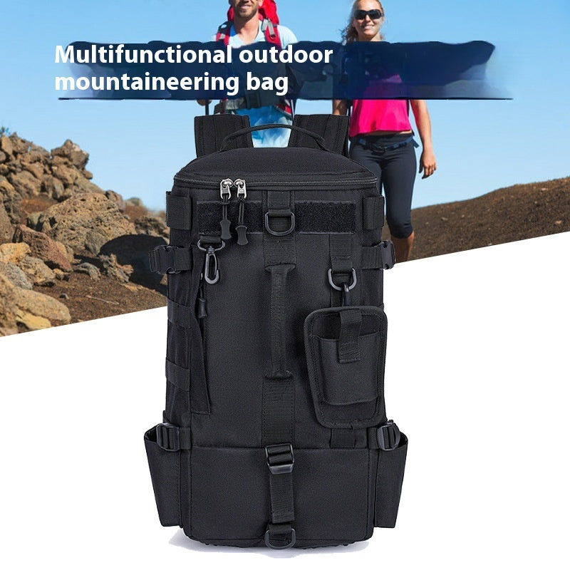 Sac à dos de randonnée multifonctionnel en tissu Oxford imperméable pour la pêche et la gym
