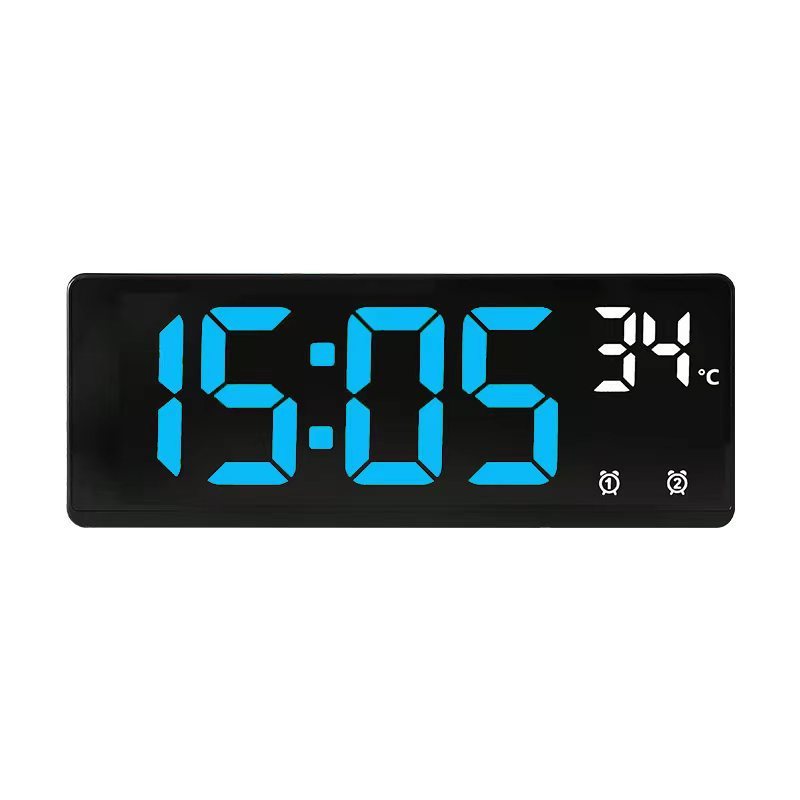 Horloge électronique multifonction créative Horloge simple grand écran Alarme multi-groupes