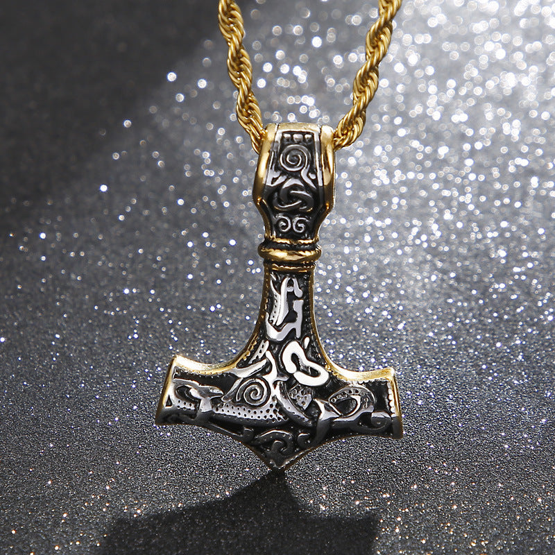 Men's Titanium Steel Skull Necklace