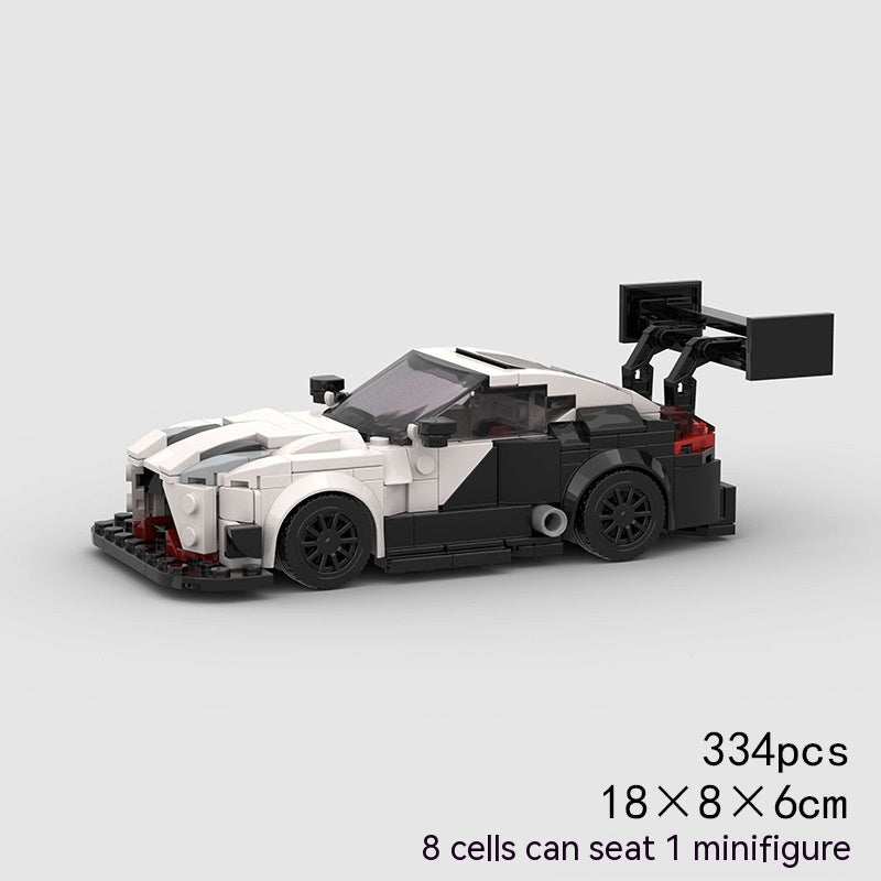 Running Car Building Blocks Small Particles MOC Educational Technology DIY Toys