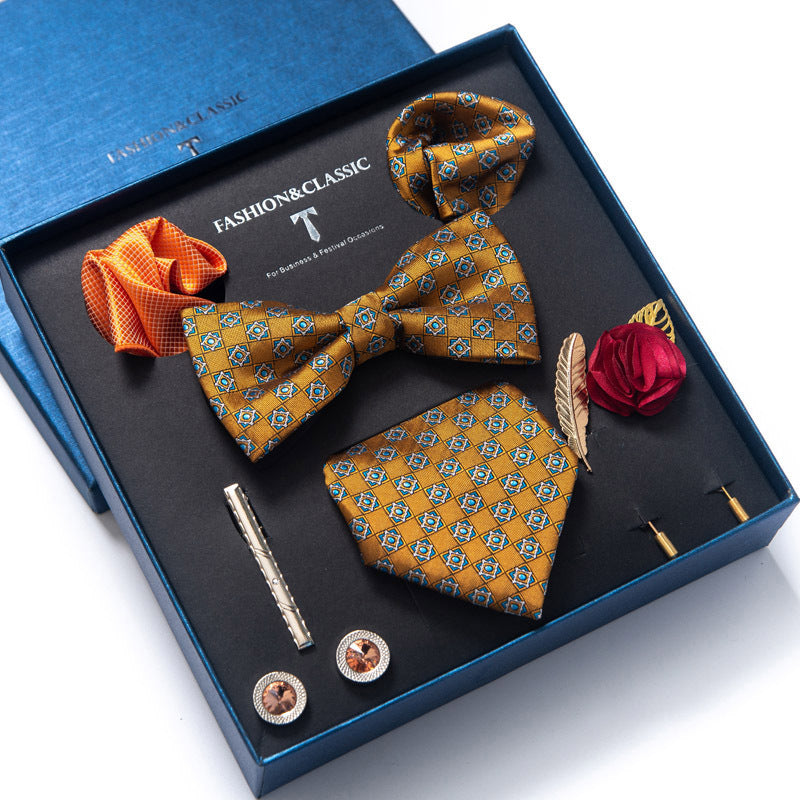 Ensemble cravate et costume formel 8 pièces pour homme