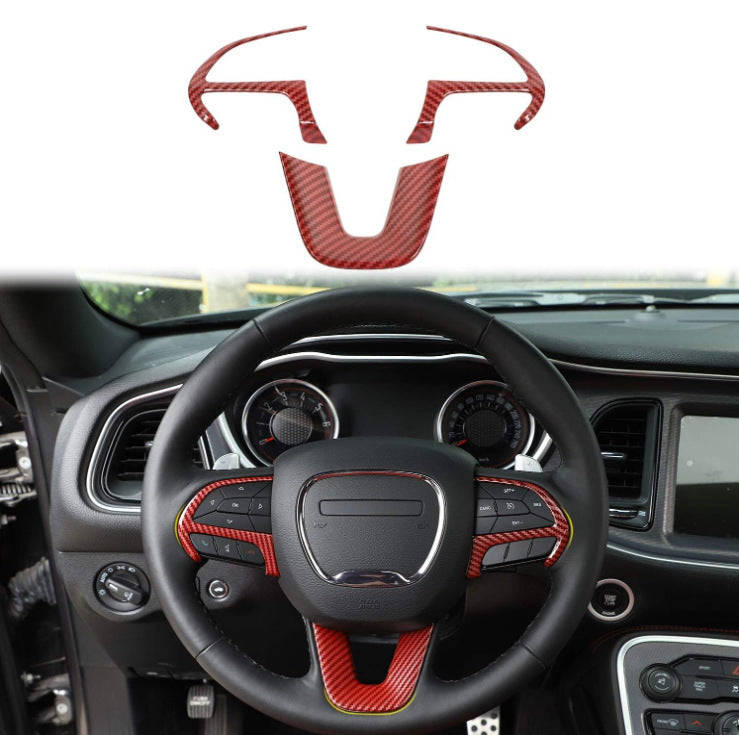 Suitable For Challenger Horse Modification Steering Wheel Sequins Decoration