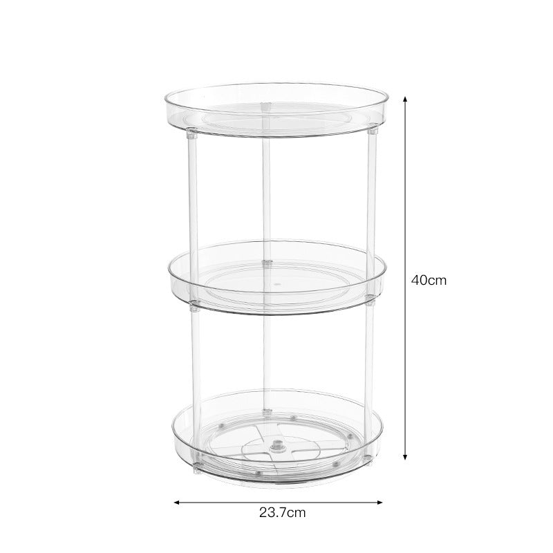 Household Storage Rack Kitchen Spice Jar Multi-purpose Rotating Plate
