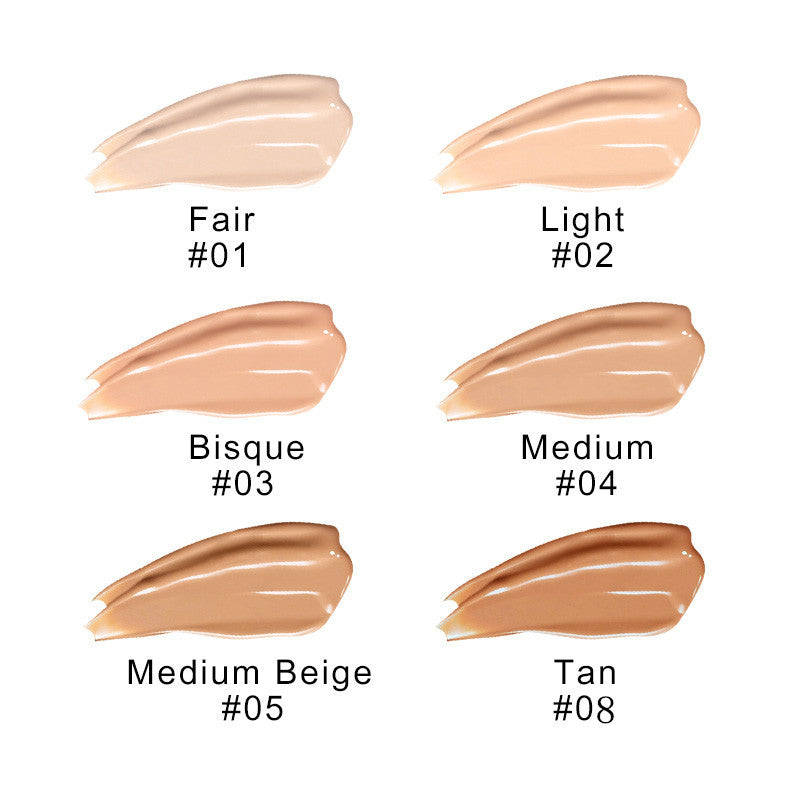Base de maquillage liquide mat isolante, imperméable, naturelle, anti-cernes, contrôle du sébum