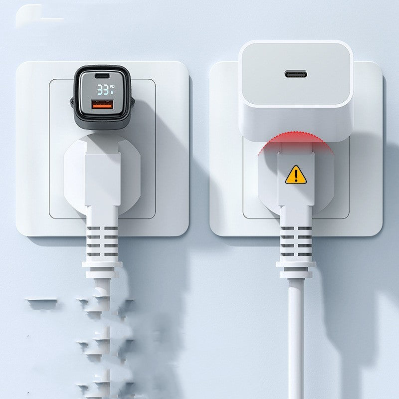 Dual-port Digital Display Fast Charging Charger