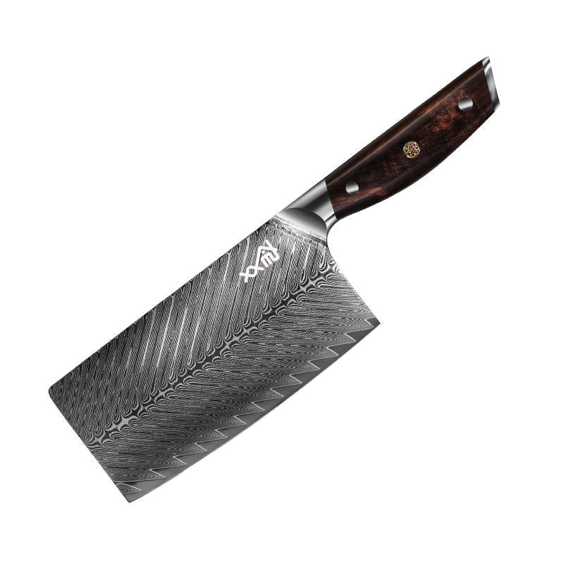 Damascus Kitchen Knife Slicing And Cutting Meat And Fruit Knife