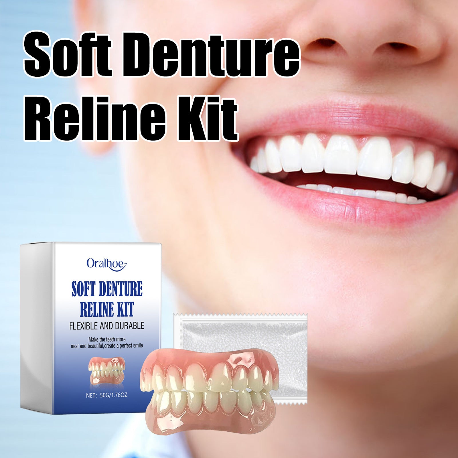 Modified Teeth False Teeth Set