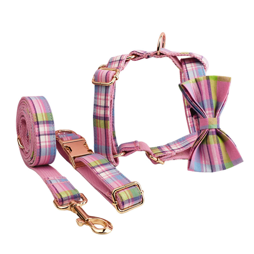 Qicaigei Collier pour chien Laisse de traction