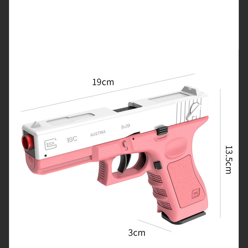 Alloy Mechanical Throwing Shell Lattice Soft Bullet Gun Automatic Continuous Hair