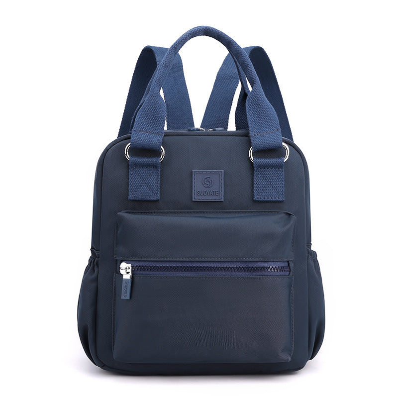 Sac à dos couleur unie femme nouvelle mode