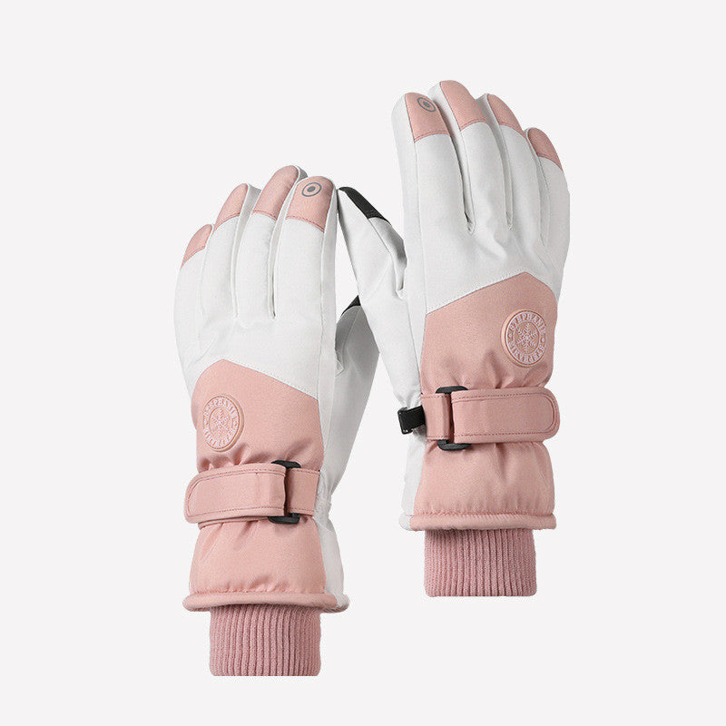 Windproof Outdoor Thickened Sports Warm Gloves For Men And Women